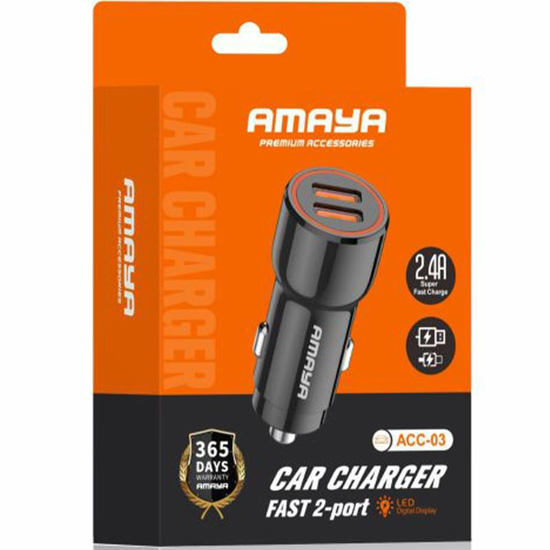 АЗУ Amaya ACC-03 2.4A (2USB-A) Херсон - зображення 2