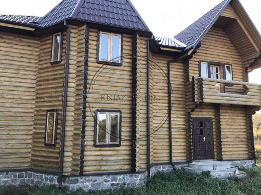 Продам дом сруб 250 м2 без ремонта 10 соток с. Старые Безрадычи Обуховский р-н Киев - изображение 3