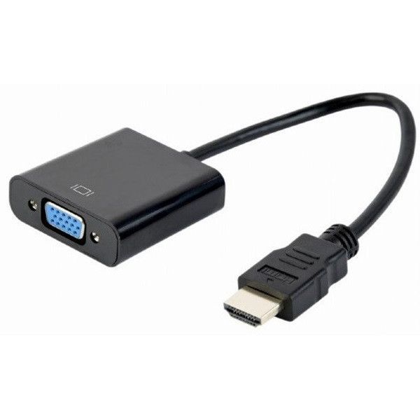 Кабель Cablexpert HDMI-VGA V 1.4 (M/F) 0.15 м чорний (A-HDMI-VGA-04) (Код товару:39662) Харків - зображення 1