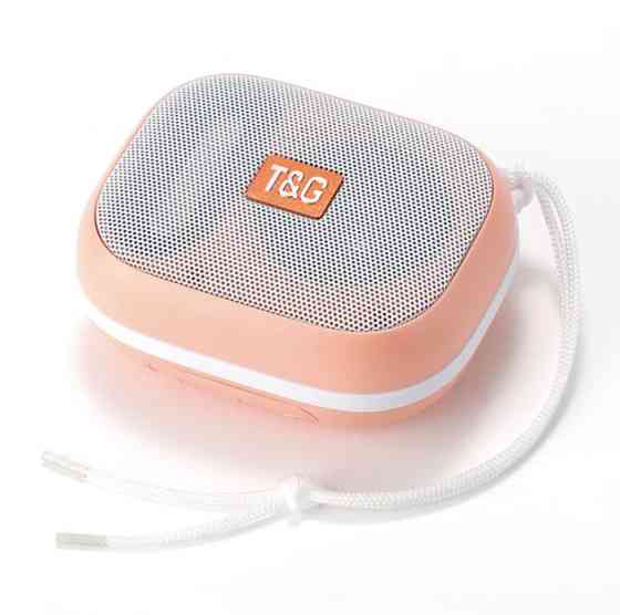 Колонка портативная Bluetooth T&G TG394 pink розовая Київ