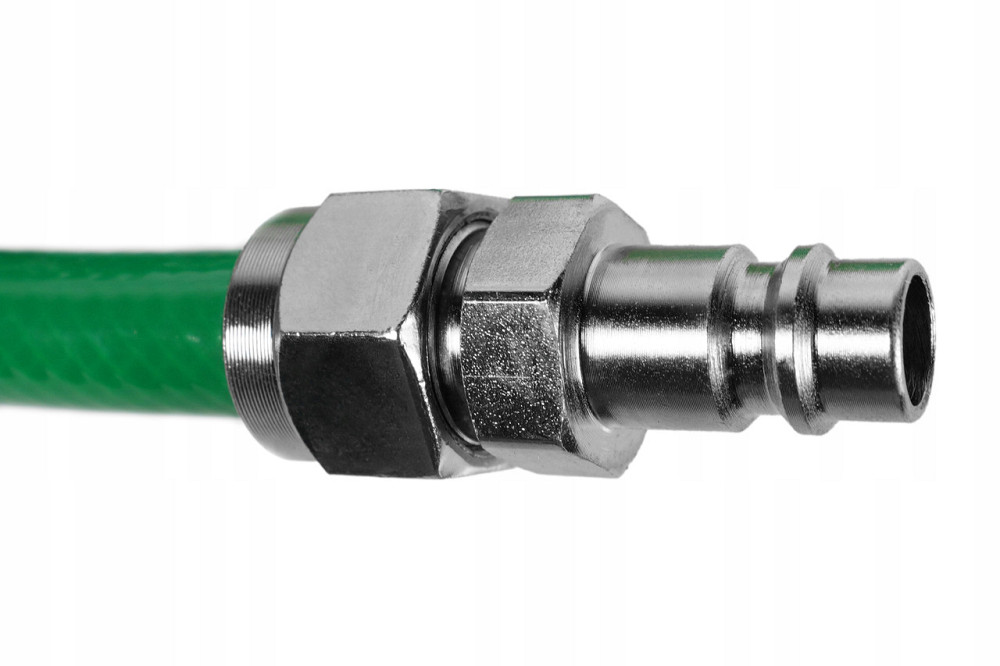 Шланг спиральный полиуретановый 8*12мм 15м с быстросъемными соединениями TOPTUL KHLC0815E Харків - зображення 5