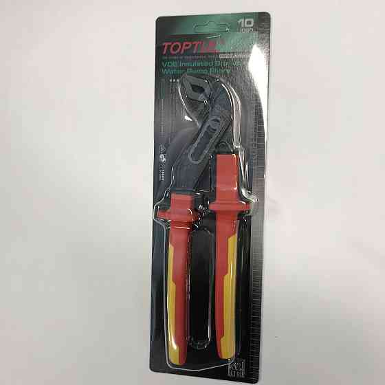 Клещи переставные изолированные 10" 1000V VDE TOPTUL DGCE2210 Харків