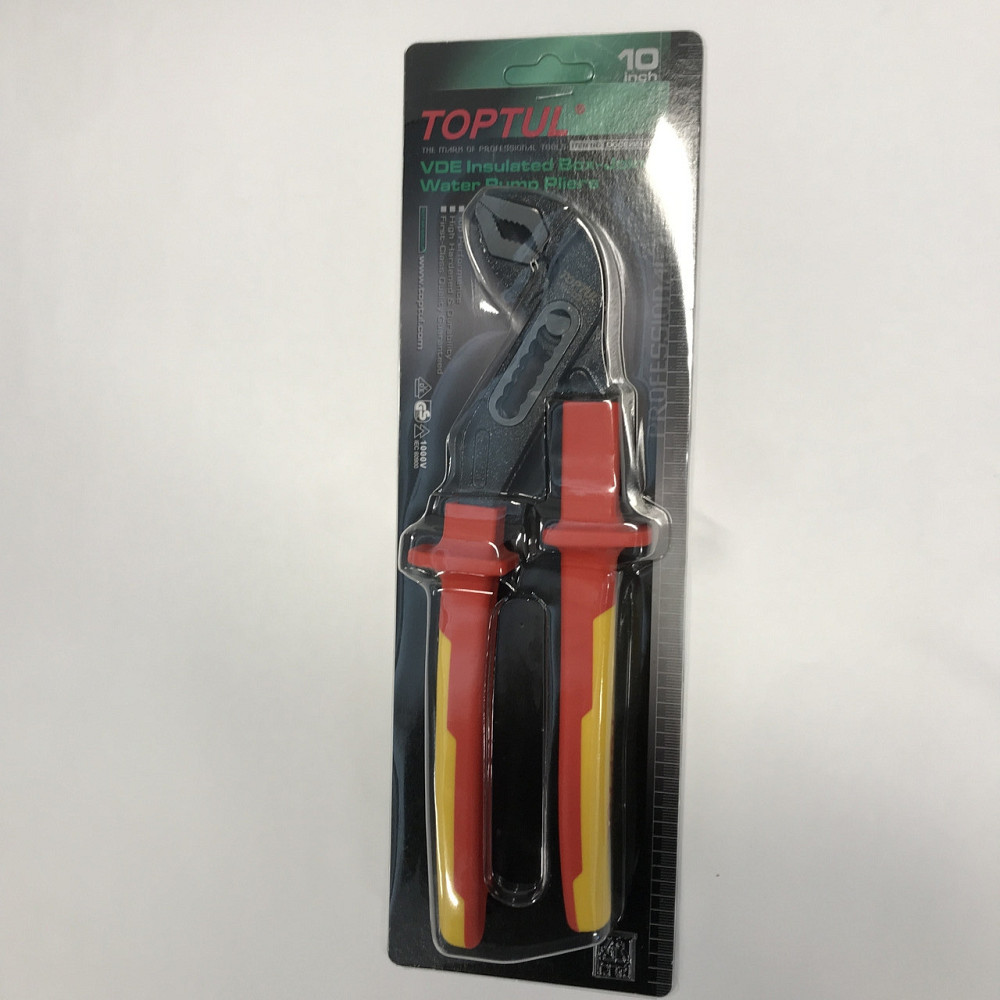 Клещи переставные изолированные 10" 1000V VDE TOPTUL DGCE2210 Харків - зображення 2