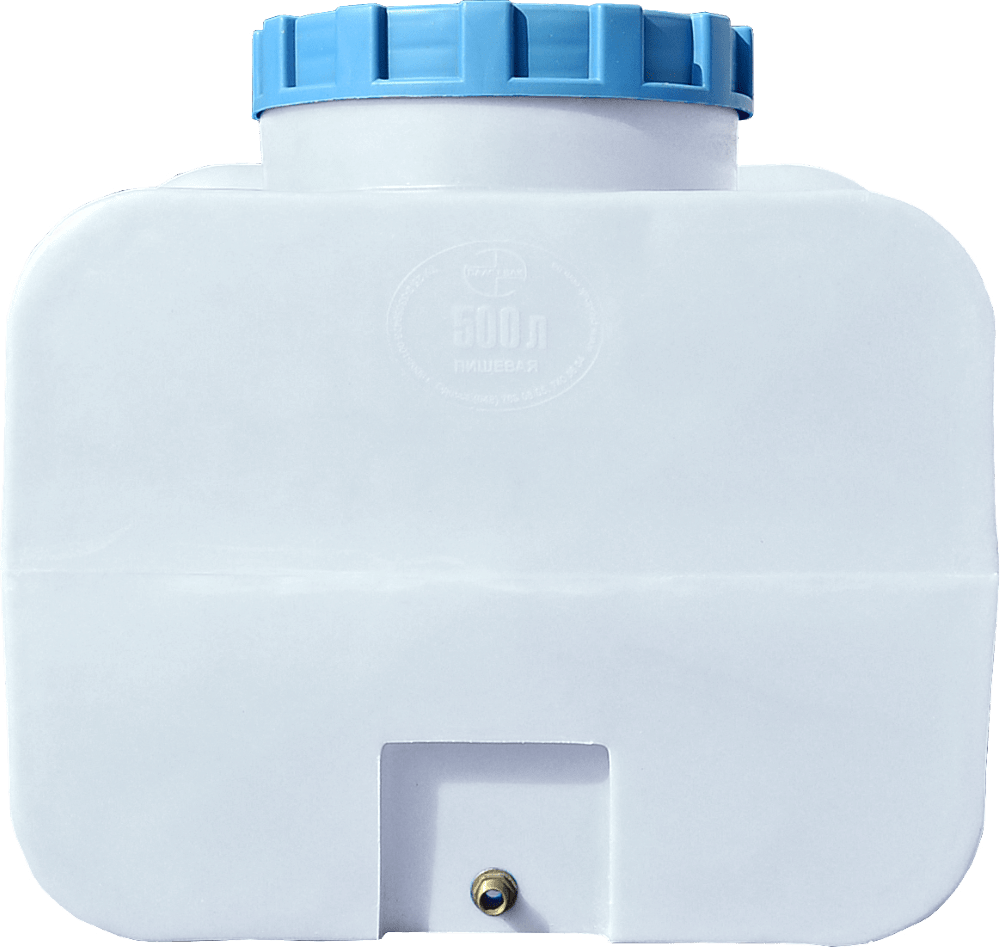 Емкость 500 л квадратная ГК ПБ белая Київ - зображення 5