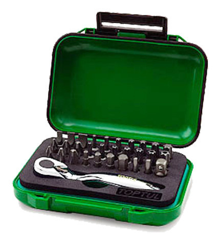 Набор бит с трещоткой TOPTUL 1/4" 31ед. GABW3103 Харьков - изображение 1