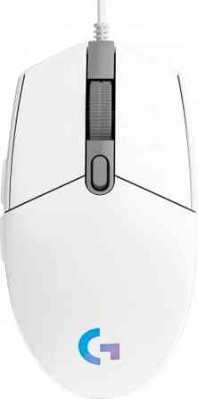 Мышь компьютерная безпроводная Logitech G102 Lightsync USB White L910-005824 белая Киев