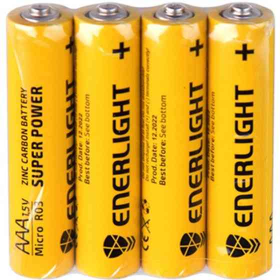 Батарейка ENERLIGHT Super Power AAA (R03) BLI 1 шт Харків
