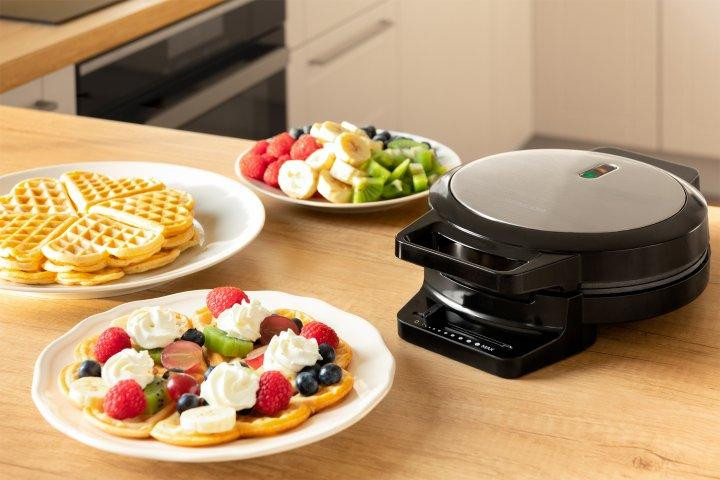 Вафельница Sencor SWF-1010-BK 1000 Вт Київ - зображення 6