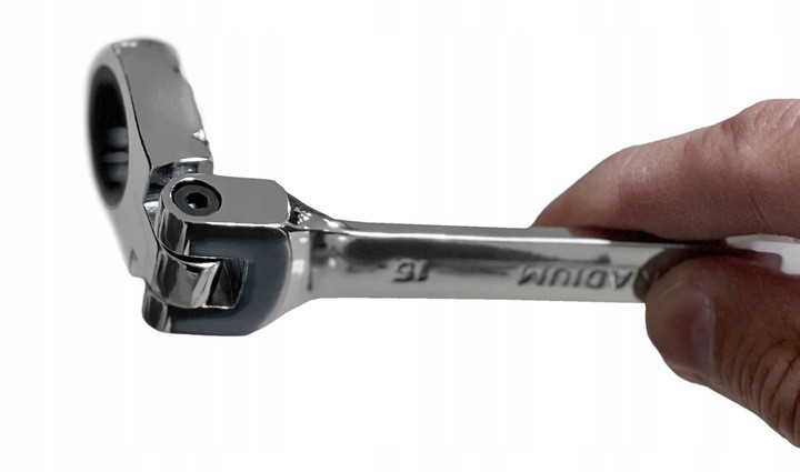 Набор ключей комбинированных с трещоткой и шарниром 8-10,13,15,17,19,22мм 8ед. на холдере  СТАНДАРТ  Харків - зображення 2