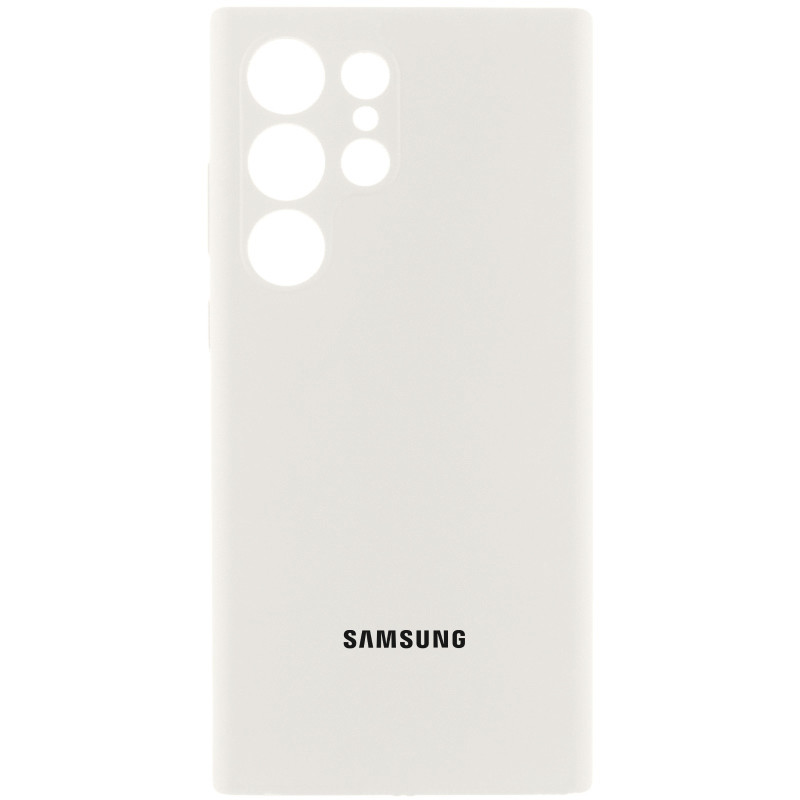Чехол Silicone Cover Lakshmi Full Camera (AAA) with Logo для Samsung Galaxy S23 Ultra Херсон - зображення 1