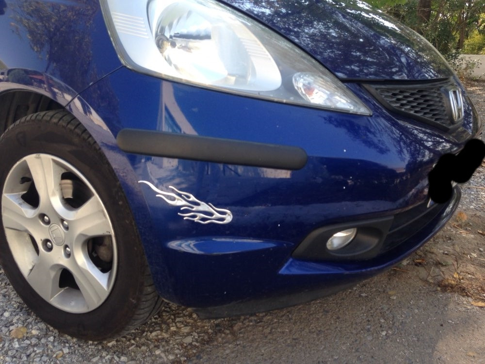 Наклейка на авто Огонь выпуклая на авто-мото Бориспіль - зображення 4