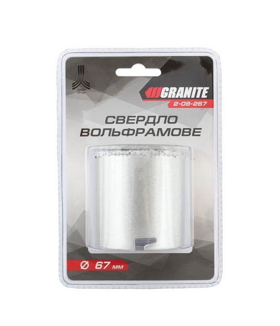 Сверло корончатое для плитки GRANITE 67 мм вольфрамовое напыление 2-08-267 Харків - зображення 6