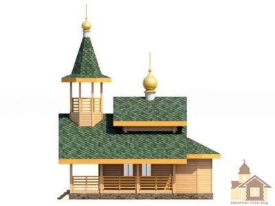 Проект та будівництво дерев’яної церкви з колоди — зруби під ключ від виробника Одеса - зображення 1