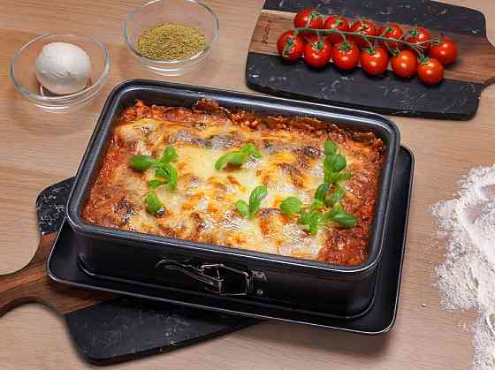 Форма для запекания Kamille 31.5*22.5*8см из углеродистой стали прямоугольная серая КМ6041 Одеса