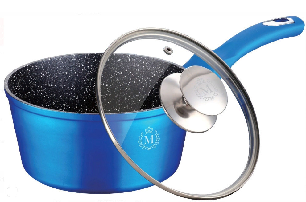 Ківш з кришкою 1.5 л Royal Blue Edition Metallic Line Meisterklasse MK-1046 Київ - зображення 1