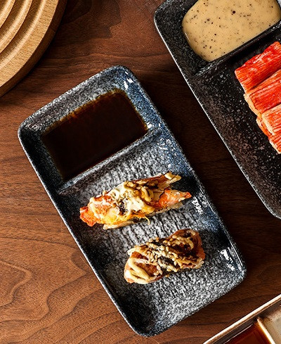 Блюдо прямокутне 14249 2.5х10х18.5 см синє Київ - зображення 1