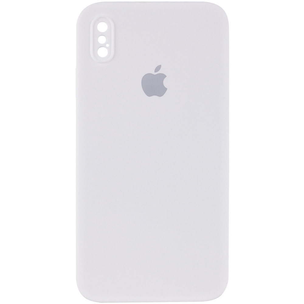 Чехол Silicone Case Square Full Camera Protective (AA) для Apple iPhone X / XS (5.8") Херсон - зображення 12