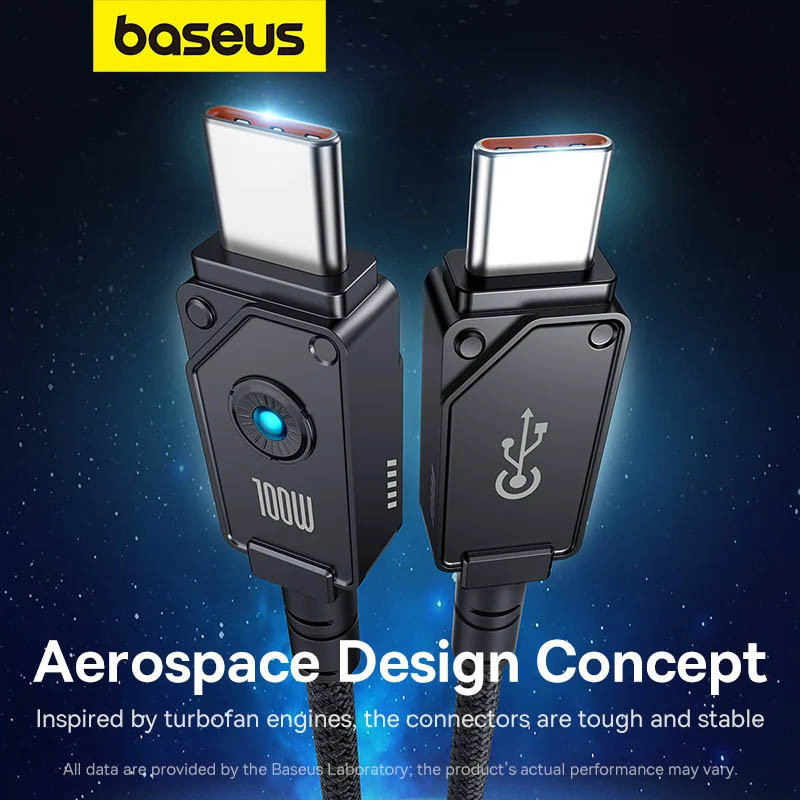 Дата кабель Baseus Unbreakable Series Fast Charging Type-C to Type-C 100W 1m (P10355800111-0) Херсон - зображення 3