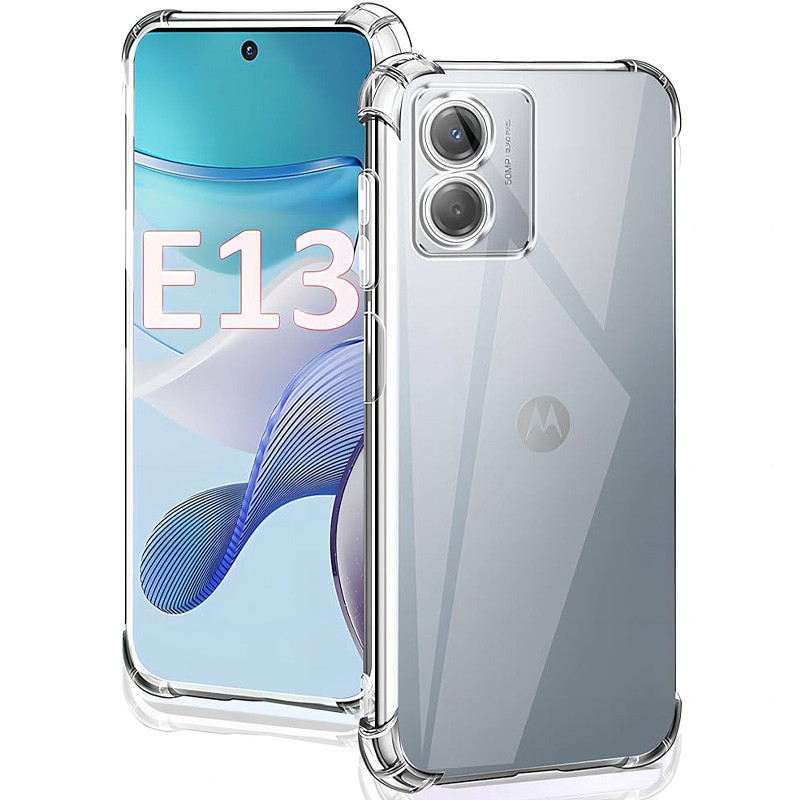 TPU чехол GETMAN Ease logo усиленные углы Full Camera для Motorola Moto E13 Херсон - изображение 1