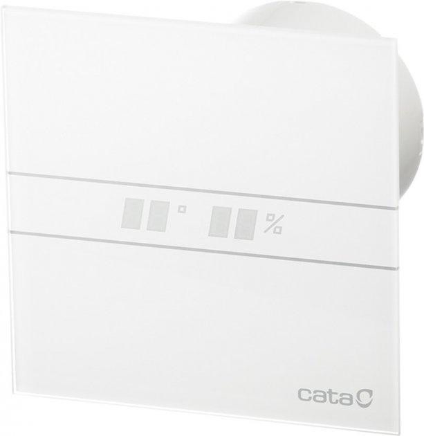 Вытяжной вентилятор CATA E-120 GTH TIMER HYGRO WHITE (00901200) для ванной комнаты Київ - зображення 2