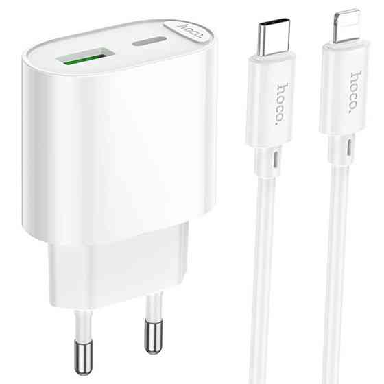 СЗУ Hoco C109A Fighter PD20W (1USB-C) + кабель Type-C to Lightning Херсон