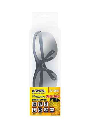Очки открытые MASTERTOOL SPORTLINE GREY защита от царапин ANTI-SCRATCH регулируемые дужки 82-0001 Харьков