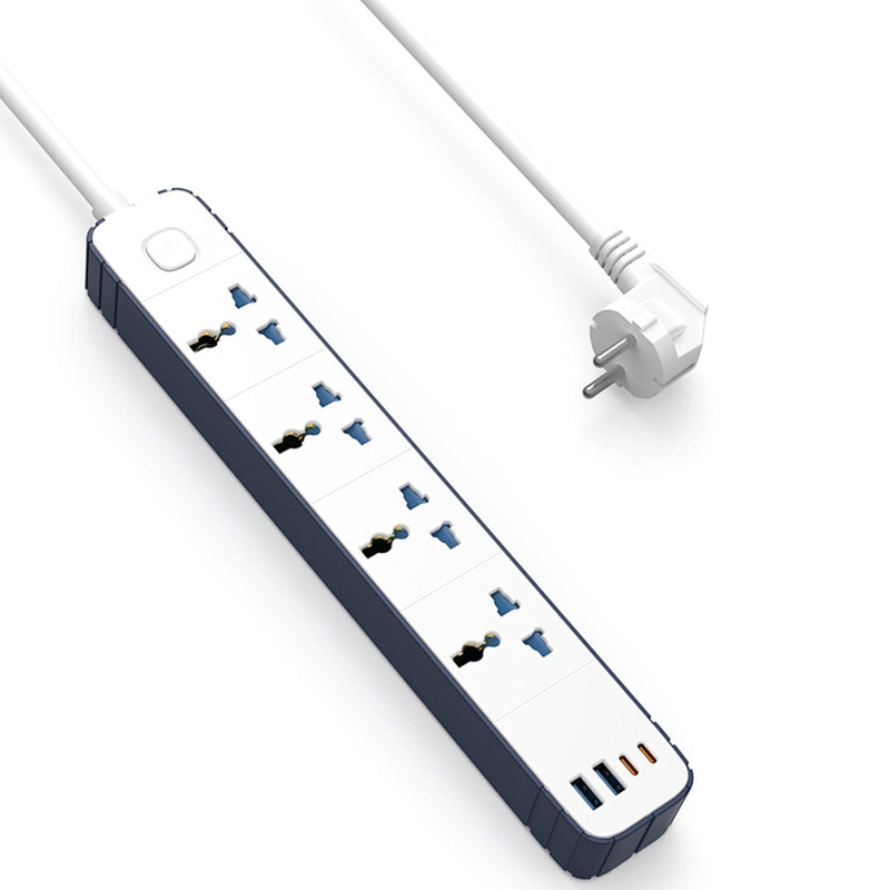 Удлинитель WIWU S007 Power Strip PD20W (2USB-A/2C/4xSocket) (2m) Херсон - изображение 1