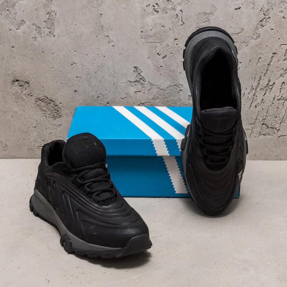 Мужские кожаные кроссовки Originals Ozelia Black Киев - изображение 6