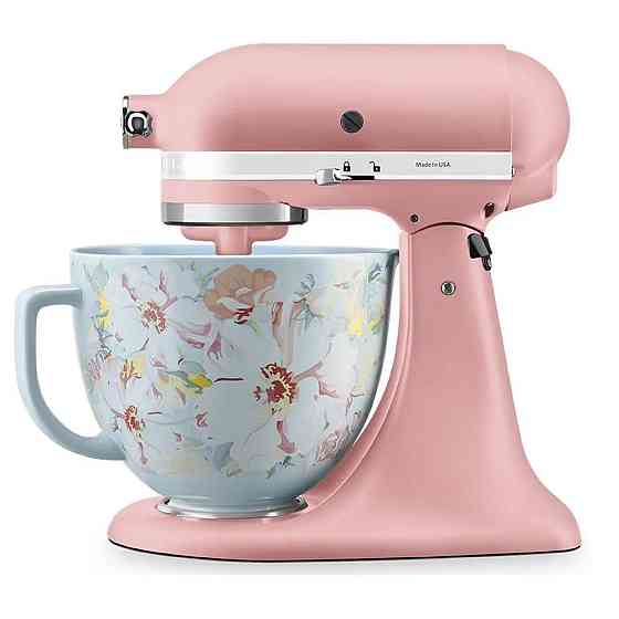Чаша для миксера KitchenAid 5KSM2CB5PWG 4.7 л голубая с рисунком Киев