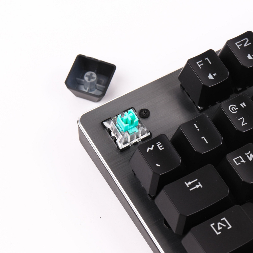 Клавиатура компьютерная проводная Bloody B760Bloody(Grey)GreenSw серая Киев - изображение 5