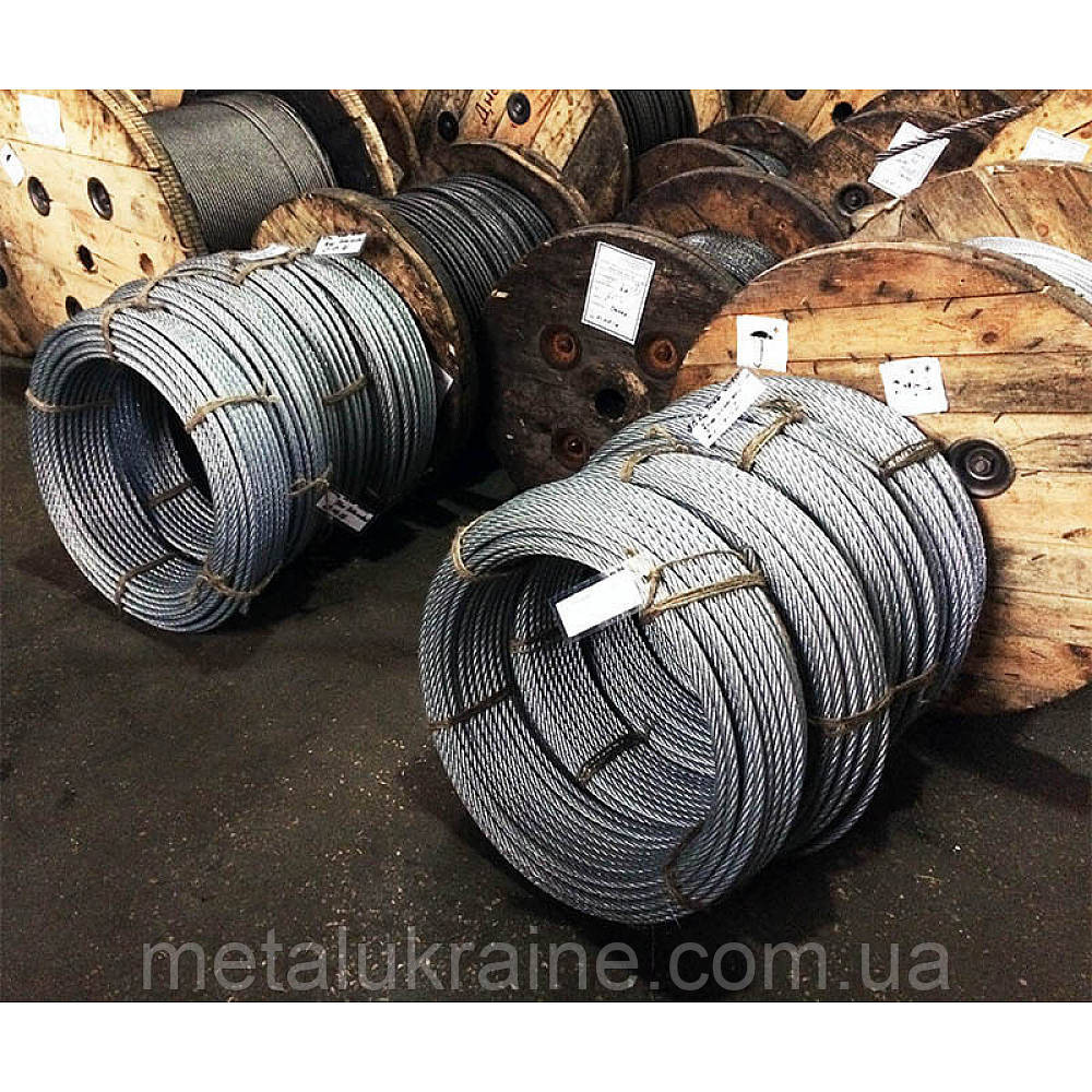 Трос стальной 11,5 мм Гост 7668-80 Київ - зображення 12