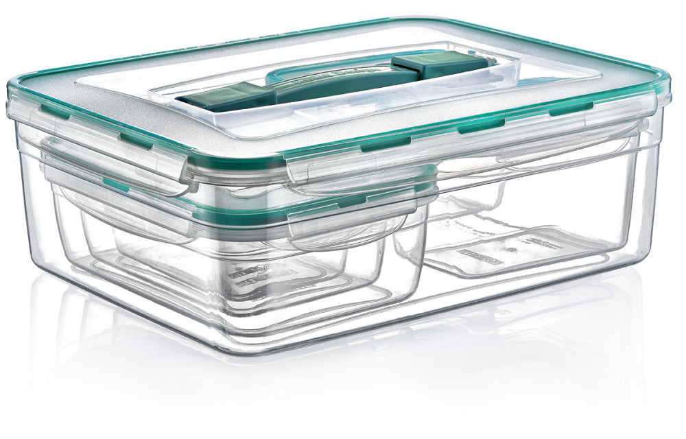 Набор контейнеров KOMBI SET с ручкой, общий обьем 9,5 л Київ - зображення 5