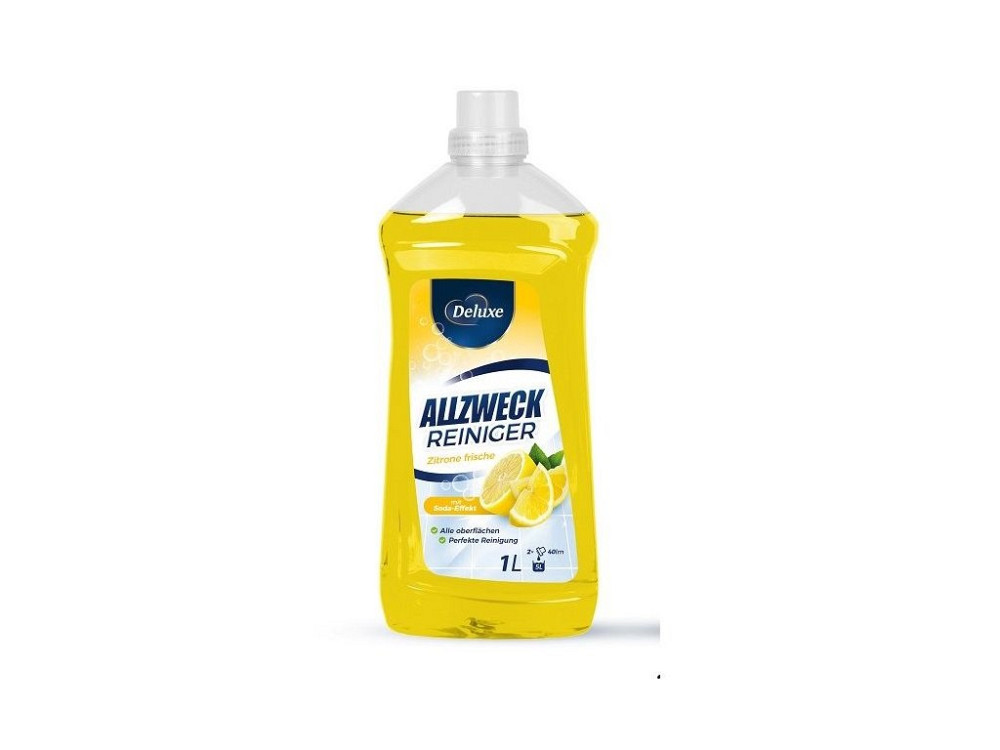 Засіб для миття підлоги Deluxe Allzweck Reiniger Zitrone 4260504880799 1000 мл Київ - зображення 1