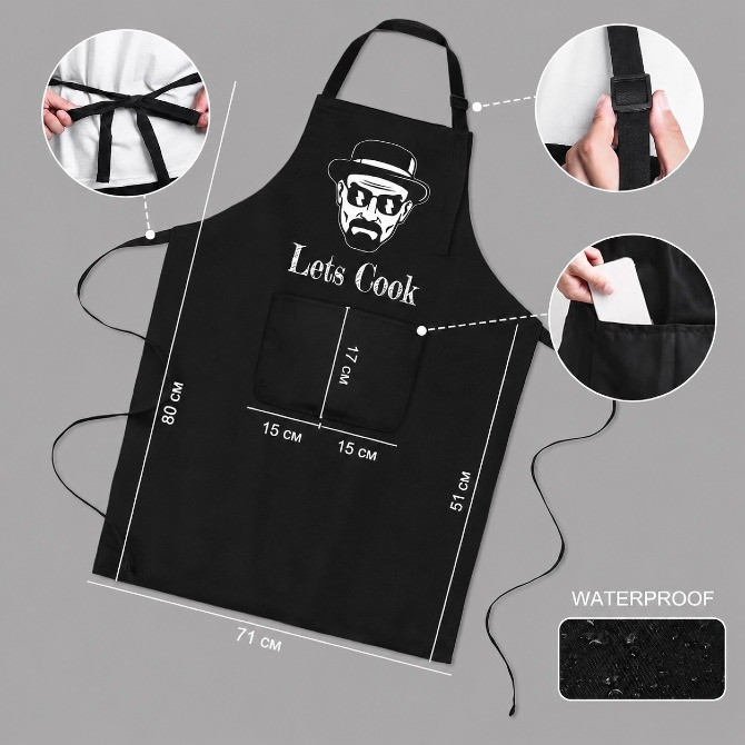 Оригинальный кухонный фартук Heisenberg Let's Cook - Давай варить Київ - зображення 4