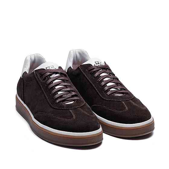 Мужские кожаные кроссовки Brown Velvet Київ