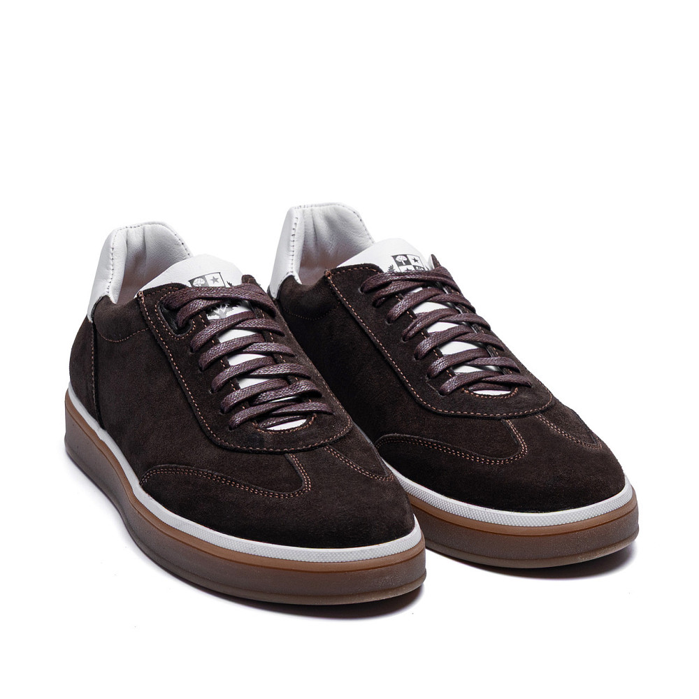 Мужские кожаные кроссовки Brown Velvet Київ - зображення 4