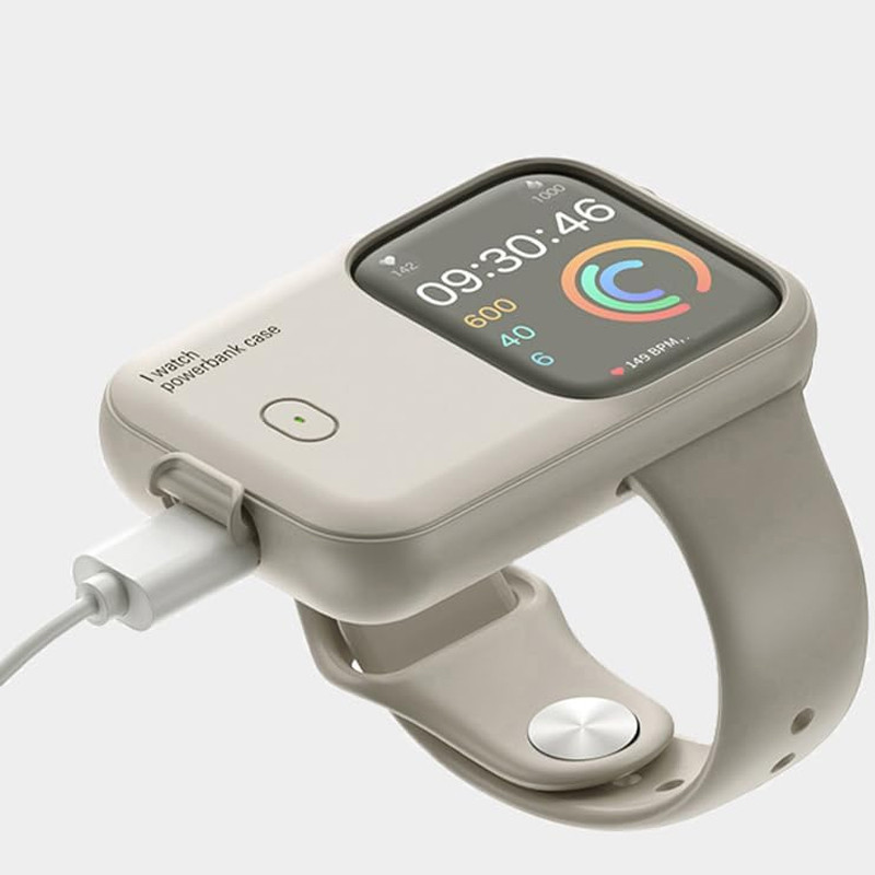 Портативное ЗУ Charging Soft Case for Apple Watch 44/45mm 1200 mAh Херсон - изображение 2