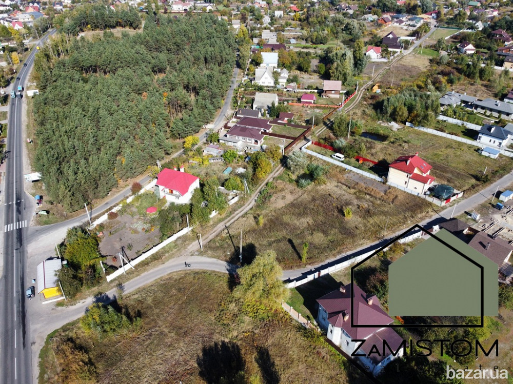 Продаж ділянки 10 соток. Село Гнідин. Центр. Вже залито два фундаменти під будинки, проекти додають Борисполь - изображение 9