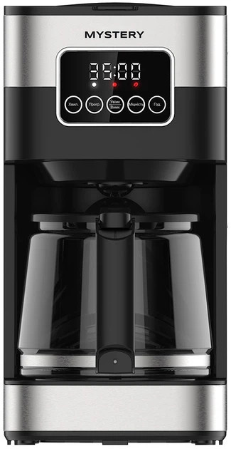 Кофеварка капельная Mystery MCB-1150 900 Вт серебристая Київ - зображення 1