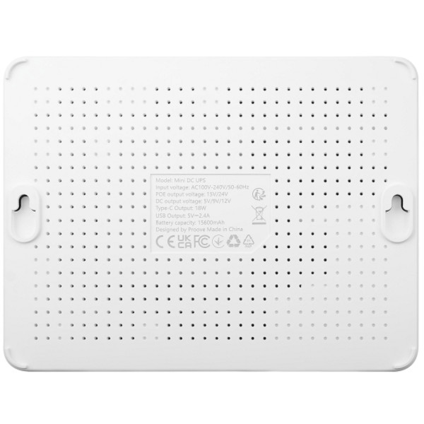 Портативне джерело живлення Proove Mini DC UPS 15600mAh White (UPSP15600102) (Код товару:39032) Харків - зображення 4