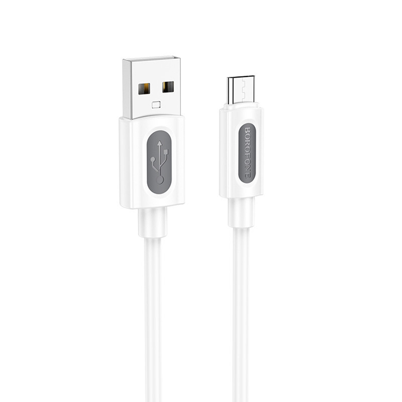 Дата кабель Borofone BX114 Structure USB to MicroUSB 2.4A (1m) Херсон - изображение 1