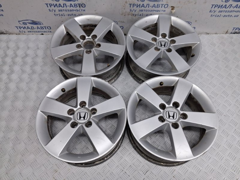 Диски титан комплект R16 Honda Civic FD 1.8 БЕНЗИН R18A 2005 (б/у) Киев - изображение 1