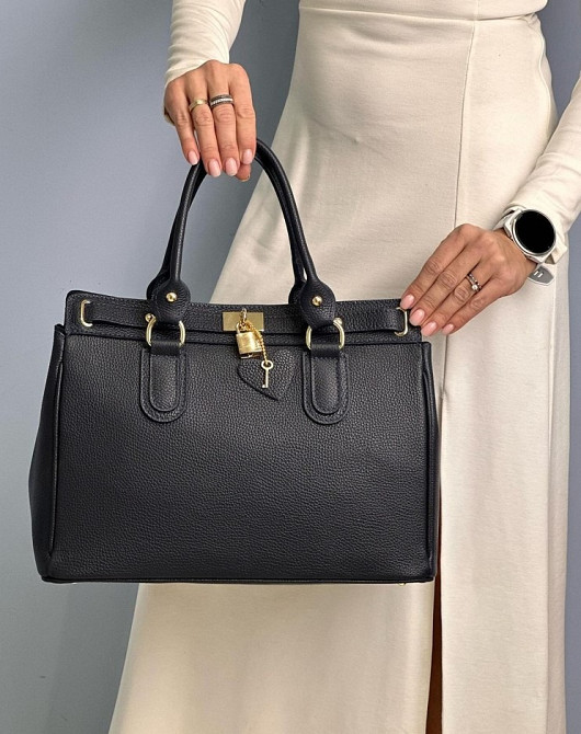 Кожаная женская сумка большая а4 формата реплика Ерме в натуральной коже TS000146 Київ - зображення 1