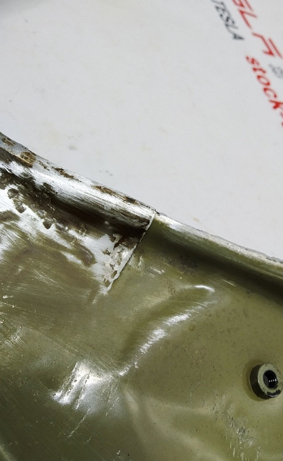 Четверть передняя левая полка крыла (пистолет) в сборе (с повреждениями) Tesla model S, REST 1477323 Київ - зображення 5