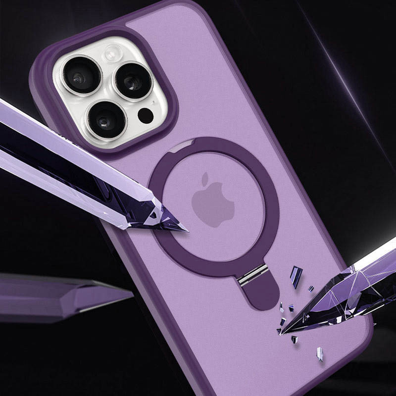 TPU+PC чехол Metal Buttons with MagSafe Colorful HQ Ring для Apple iPhone 14 Pro Max (6.7") Херсон - зображення 2