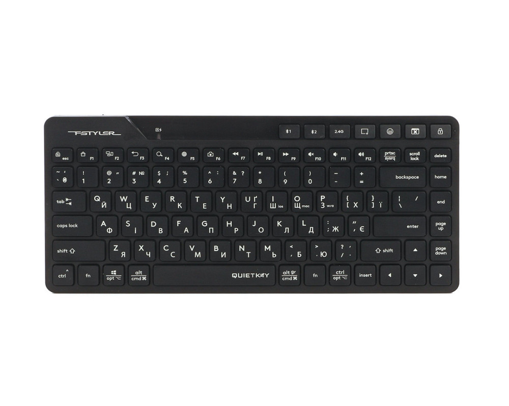 Клавиатура беспроводная A4Tech Fstyler FBK26CAS(Black) черная Київ - зображення 1