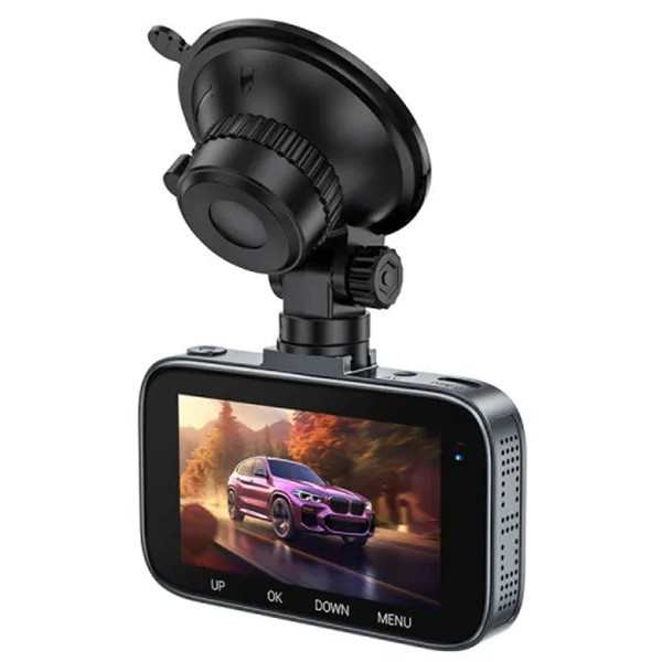 Автомобільний відеореєстратор Hoco DV5 Driving recorder with 3-inch display Iron gray (Код товару:39 Харьков - изображение 2