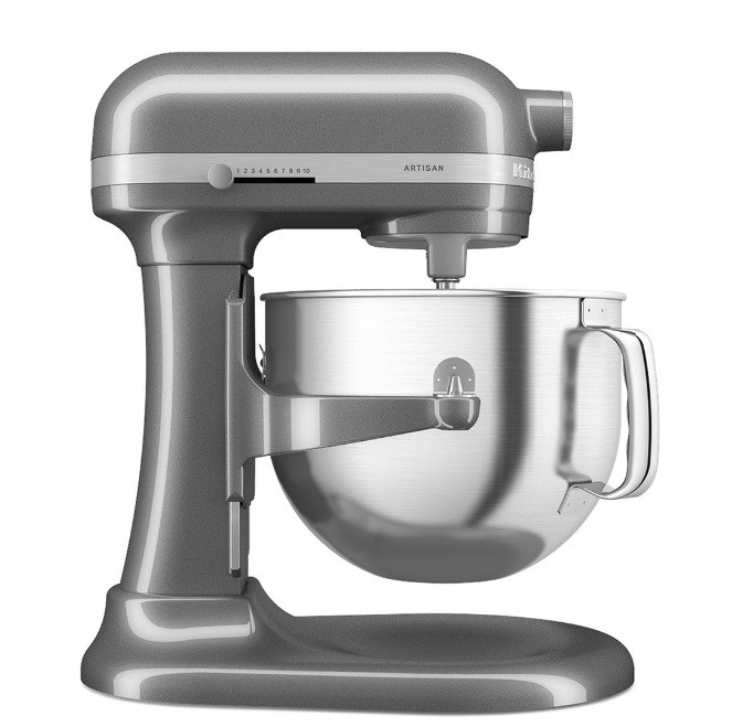 Кухонна машина KitchenAid Artisan 5KSM70SHXEMS 375 Вт срібний медальйон Київ - зображення 1