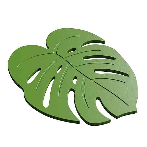 Підставка під гаряче Krauff Monstera 29-305-079 22х17 см зелена Киев