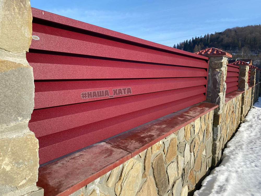 Сучасний металевий паркан - огорожа Жалюзі від виробника Рівне - зображення 10